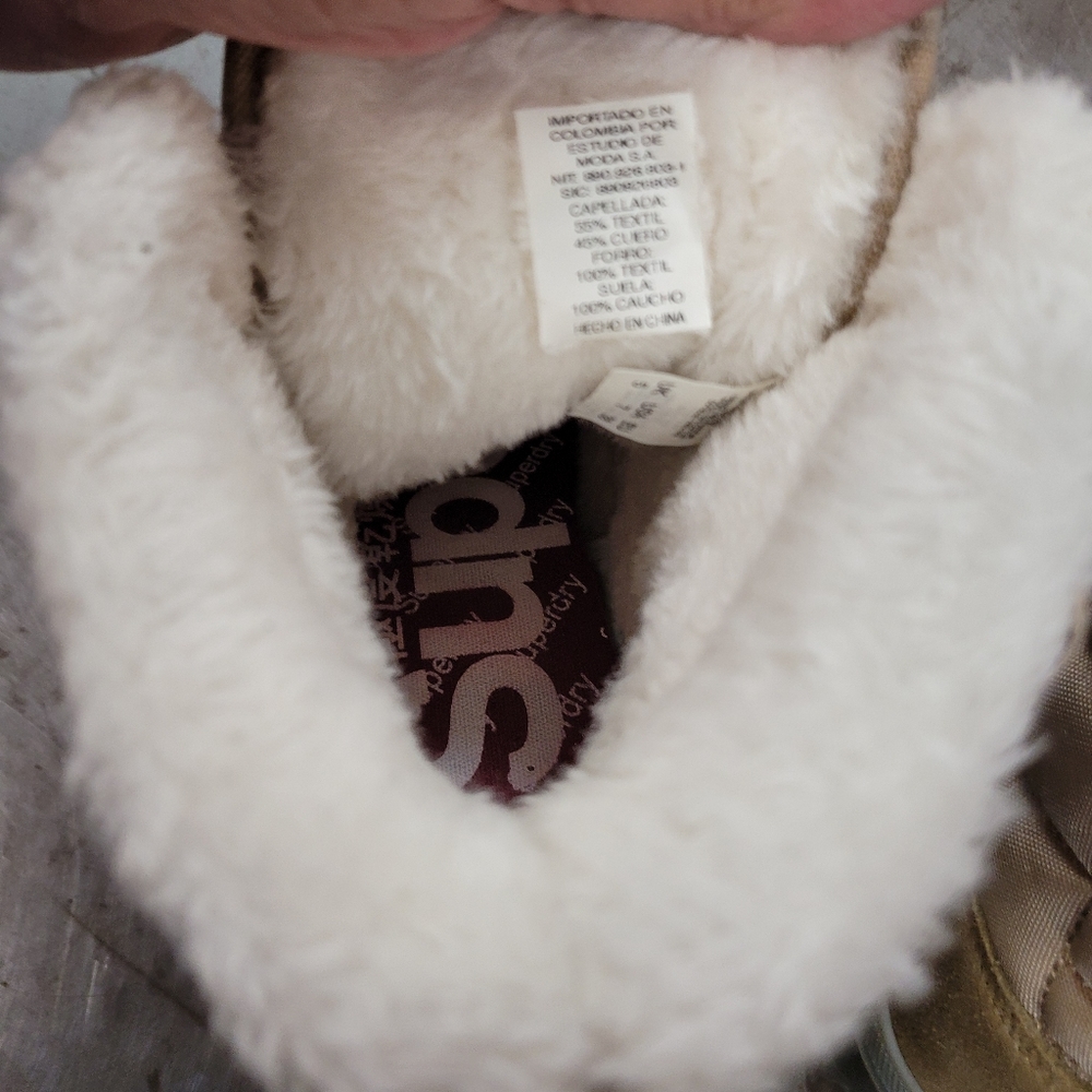 CLEARANCE JPN SUPERDRY TOYKO SNOW BOOTS BLOCK HEEL ROUND TOE WOMEN'S SZ 7 - Picture 11 of 15